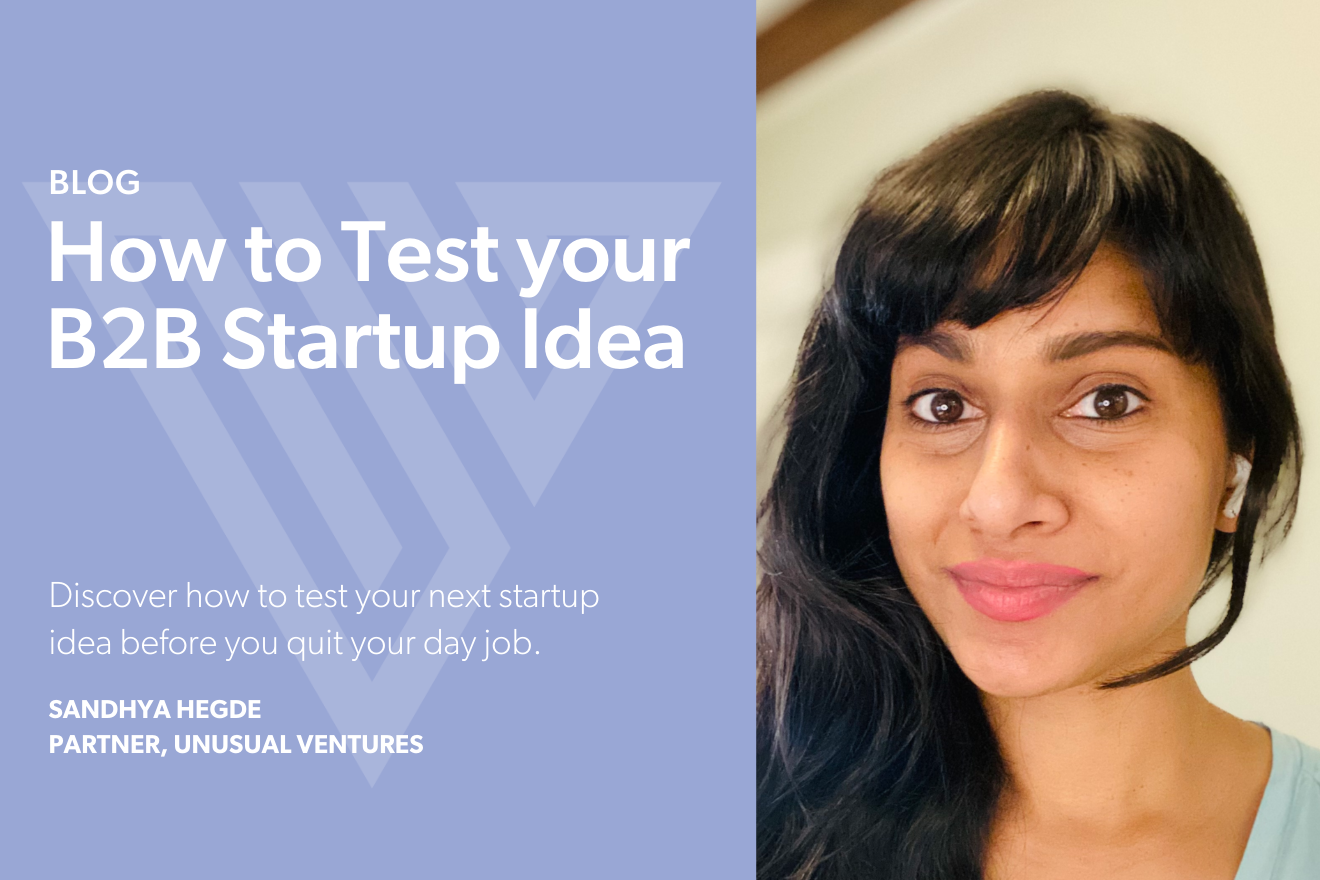 How to Test your B2B Startup Idea