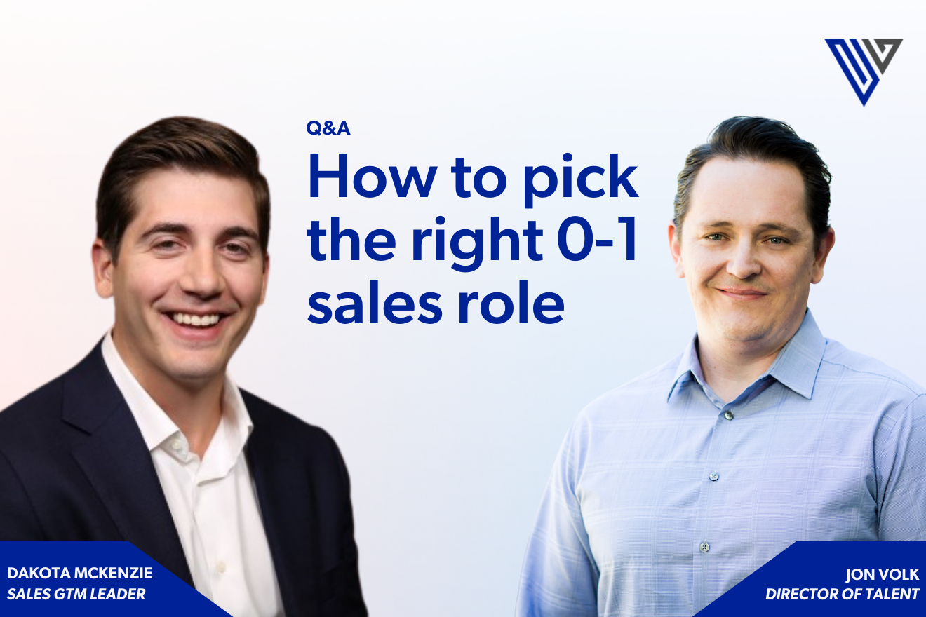 Ready to join an early-stage startup as their first sales lead?