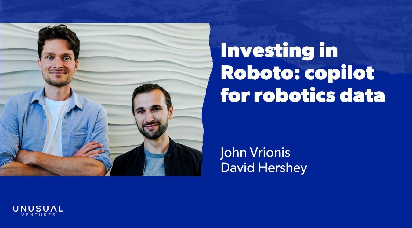 Investing in Roboto: copilot for robotics data